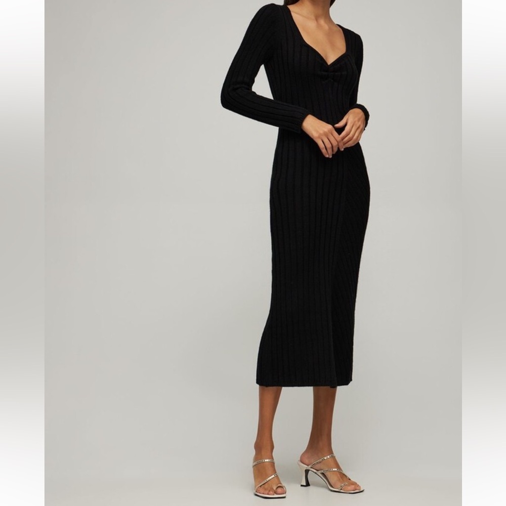 Musier Paris Kris wool blend knit sweater dress